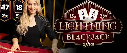 Featured EVO Lightning Blackjack Game