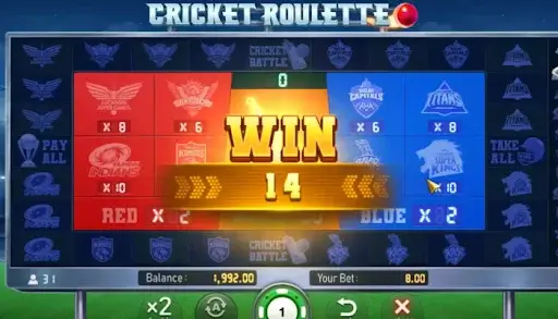 JILI Cricket Roulette Game